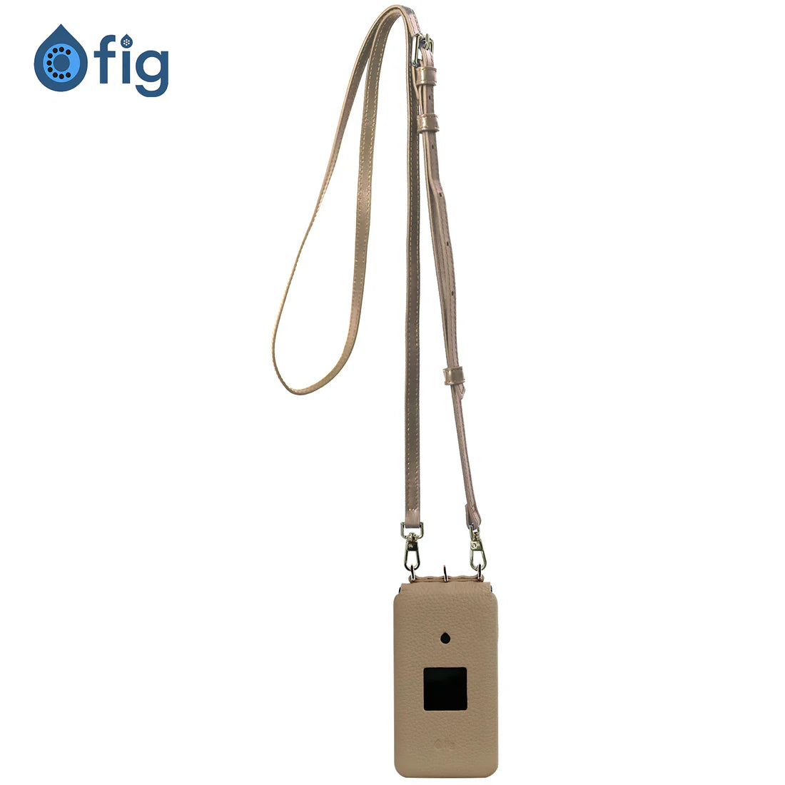 Fig II Genuine Leather Crossbody Case (with strap)