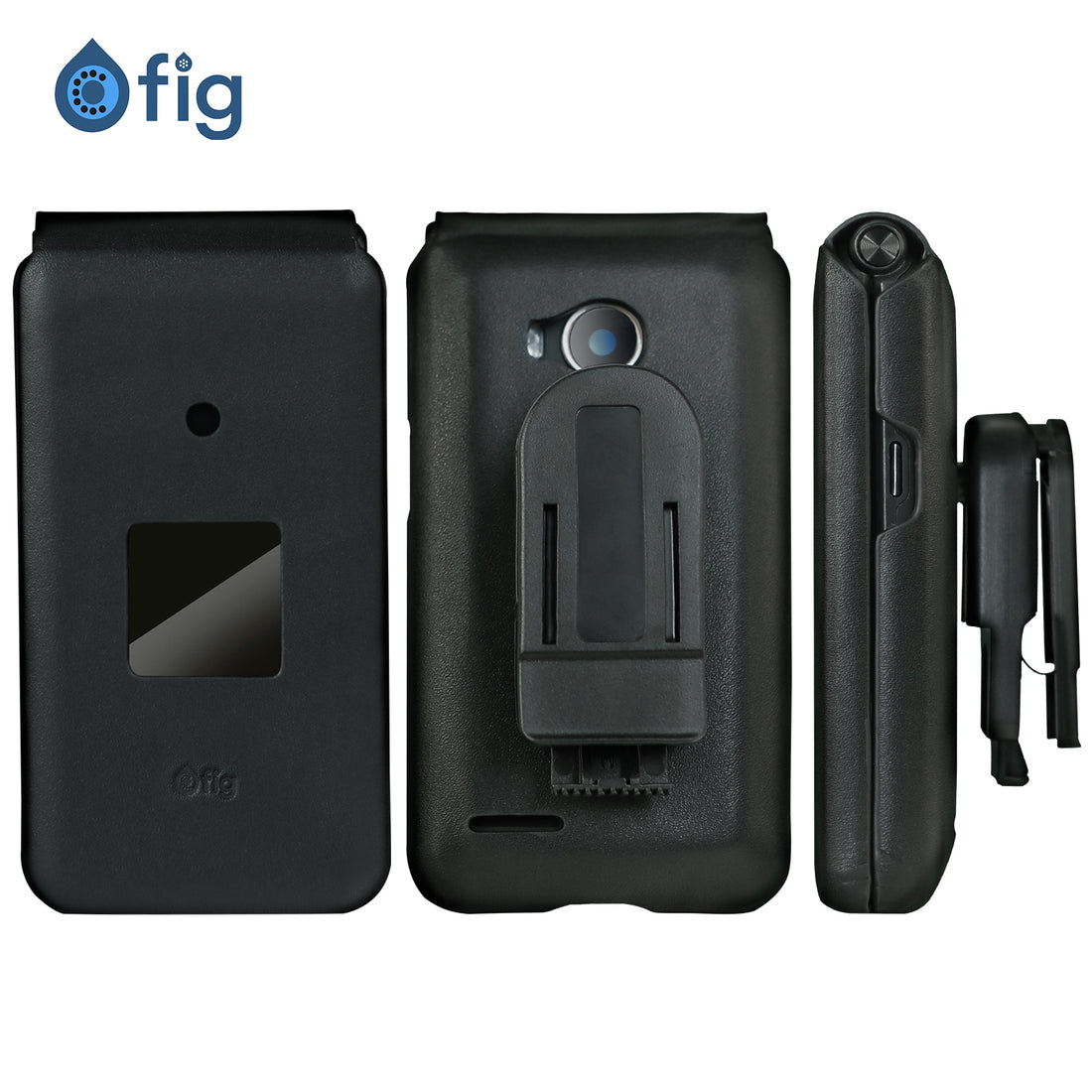 Fig II Shockproof Genuine Leather Case
