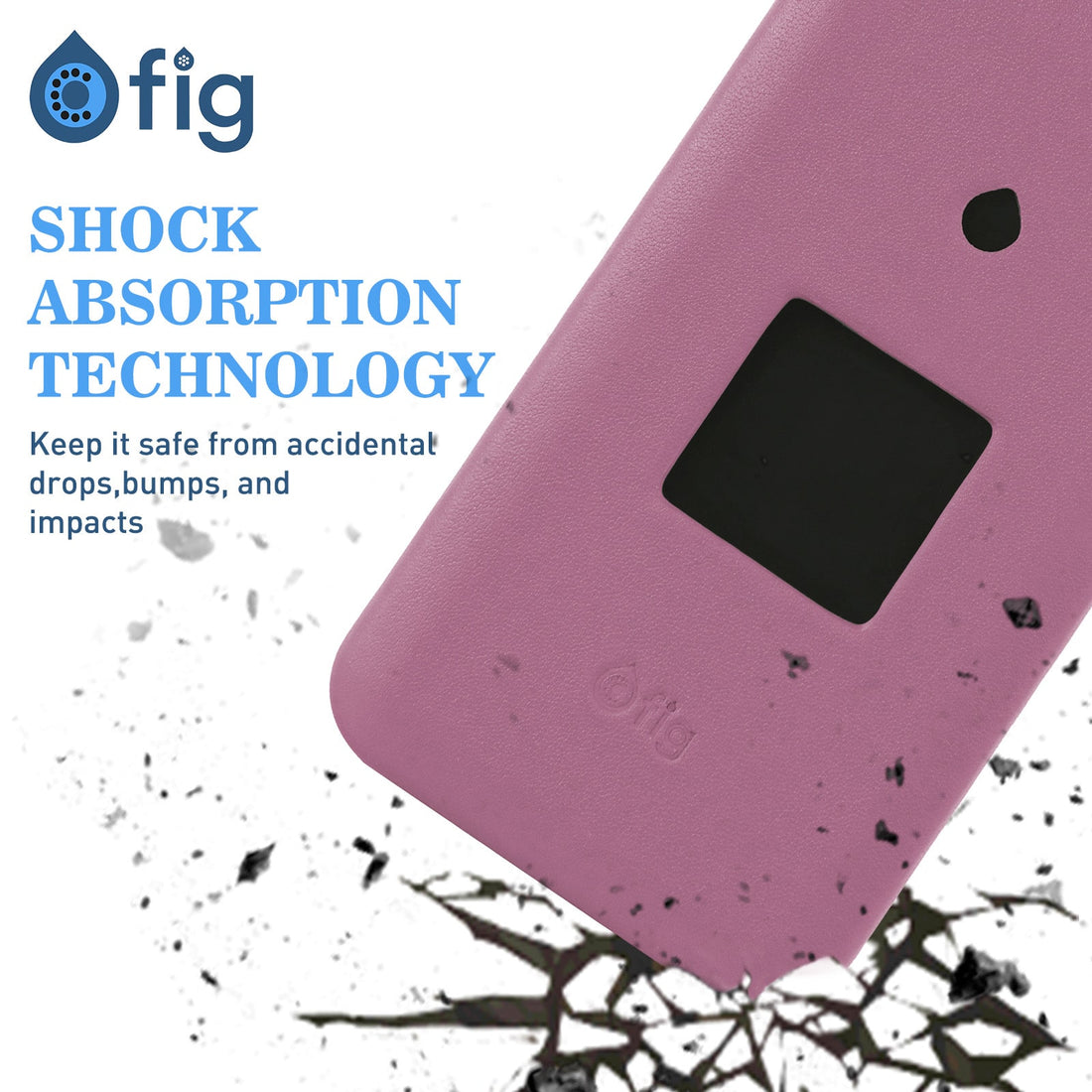 Fig II Shockproof Genuine Leather Case